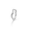 Studio Z Rime zilveren ring met organisch gedraaide vorm en elegant patroon, model 7140948-001