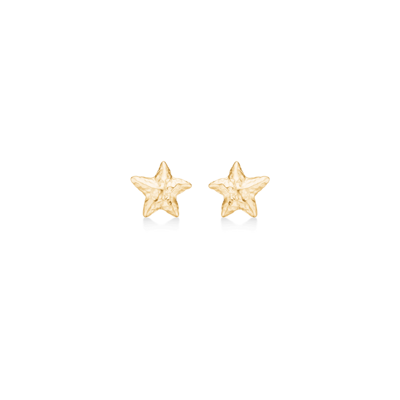 Studio Z Starfish Lustre Forgyldte Søstjerne Ørestikker Small - Øreringe - 7210901