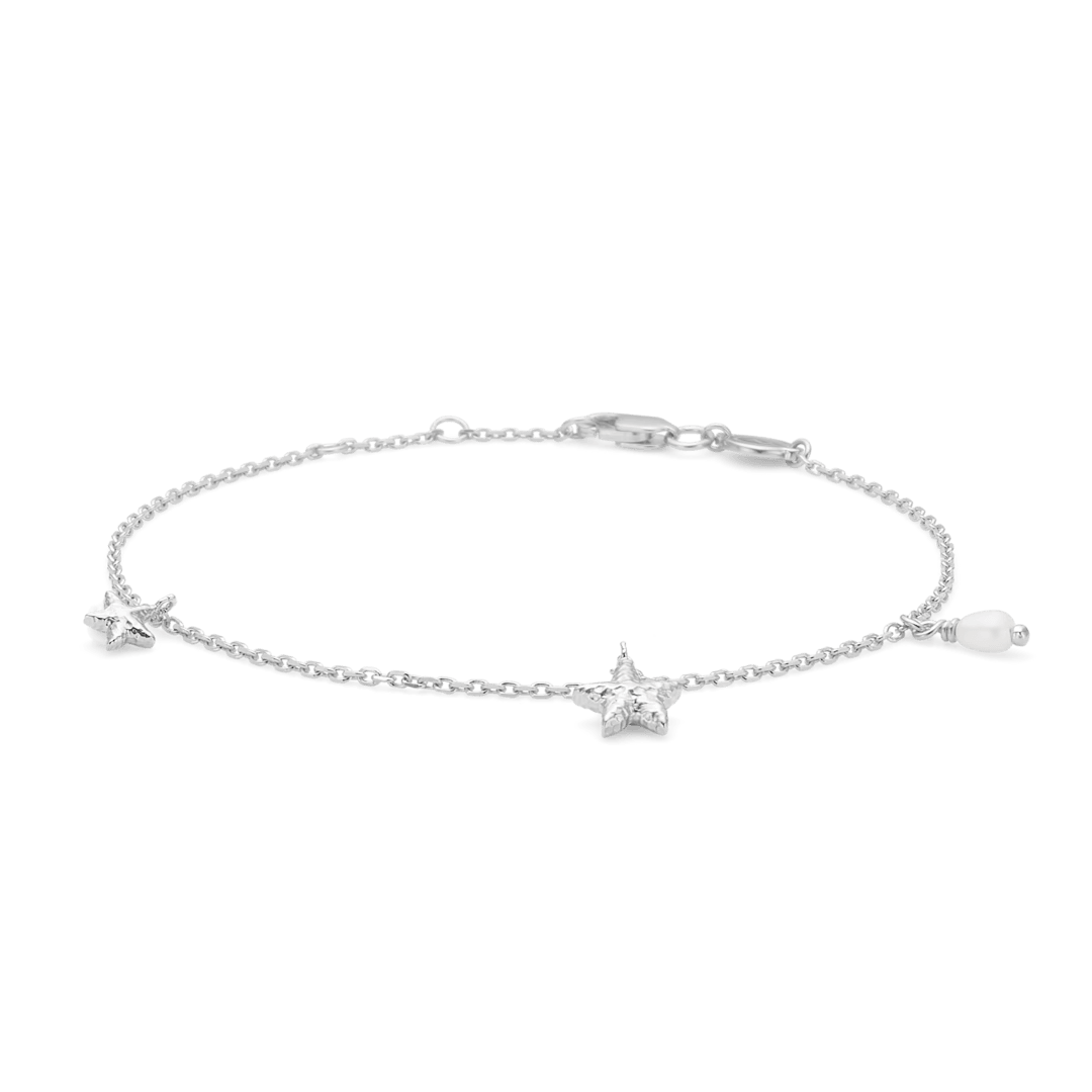Studio Z Starfish Lustre zilveren armband met kleine zeester, eenvoudig en elegant, model 7153903-1