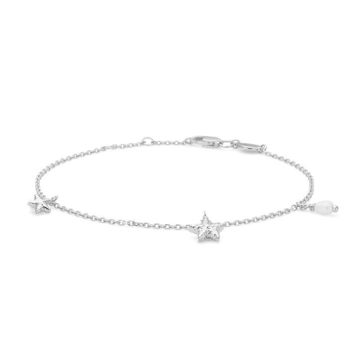 Studio Z Starfish Lustre zilveren armband met kleine zeester, eenvoudig en elegant, model 7153903-1