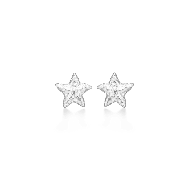 Studio Z Starfish Lustre Sølv Søstjerne Ørestikker Medium - Øreringe - 7110902