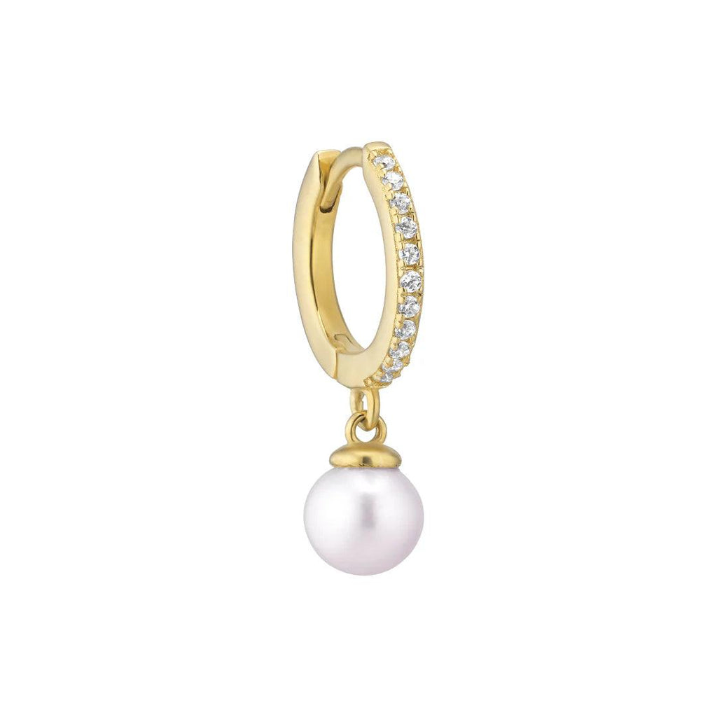 The Earring Shop Damona Huggie - Øreringe - FW2401