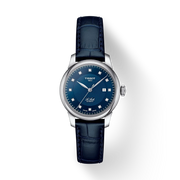 TISSOT LE LOCLE 29MM – BLAUWE LEREN BAND / DIAMANTEN