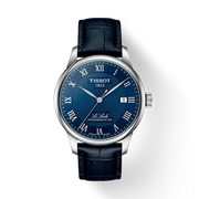 TISSOT LE LOCLE POWERMATIC 80 – BLAUWE LEREN BAND