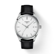 TISSOT PR 100 40MM – ZWARTE LEREN BAND