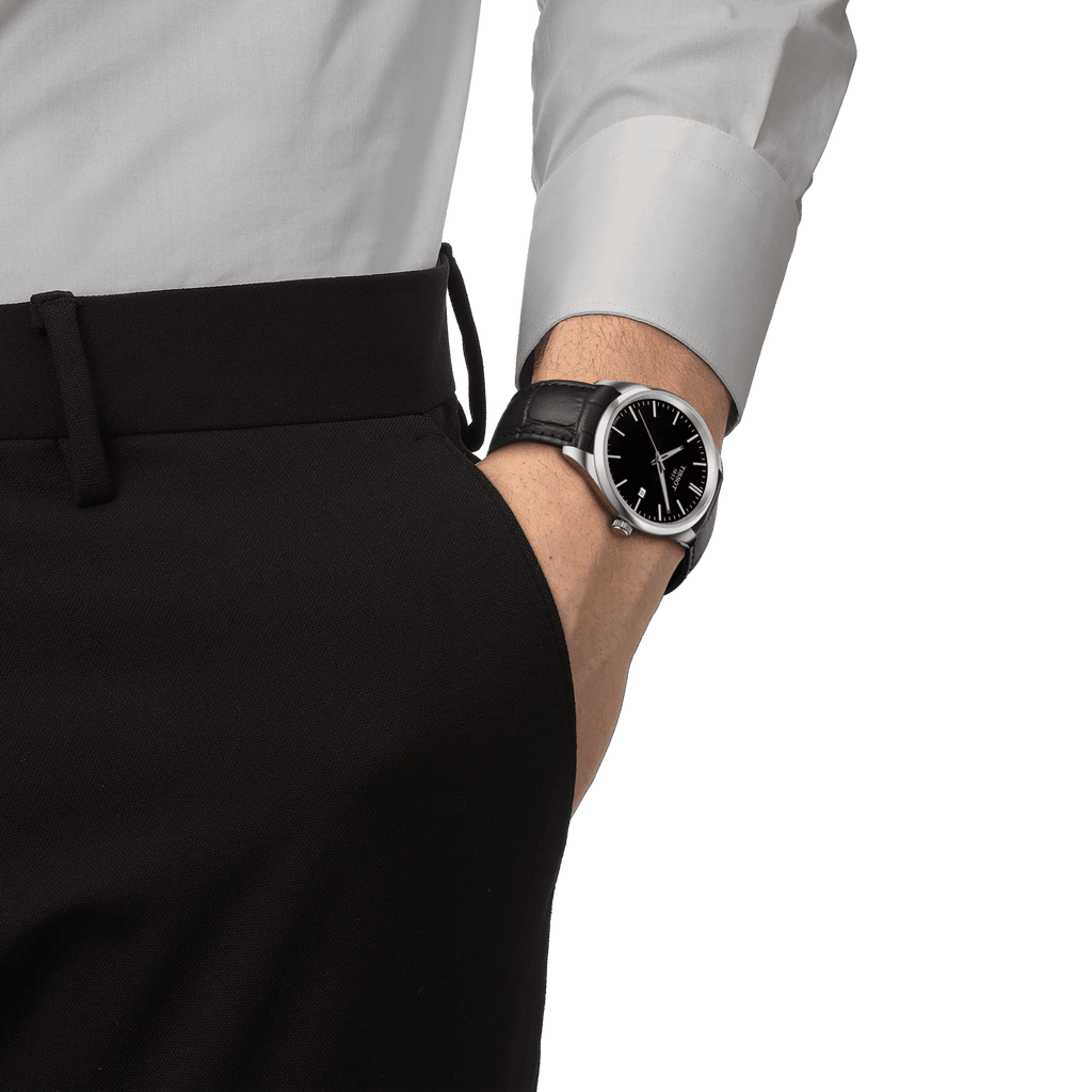 TISSOT PR 100 QUARTZ MED SORT URSKIVE 40MM - Herreur - T1504101605100