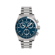 TISSOT PR516 CHRONOGRAAF MET BLAUWE WIJZERPLAAT