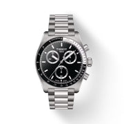TISSOT PR516 CHRONOGRAAF MET ZWARTE WIJZERPLAAT