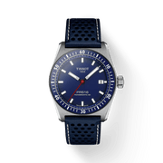 TISSOT PR516 POWERMATIC 80 MET BLAUWE WIJZERPLAAT 38MM