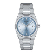 TISSOT PRX 35MM WIJZERPLAAT LICHTBLAUW