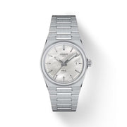 TISSOT PRX 35MM HORLOGEWIJZERPLAAT MET WITTE PARELMOER