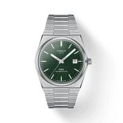 TISSOT PRX POWERMATIC 80 MET GROENE WIJZERPLAAT