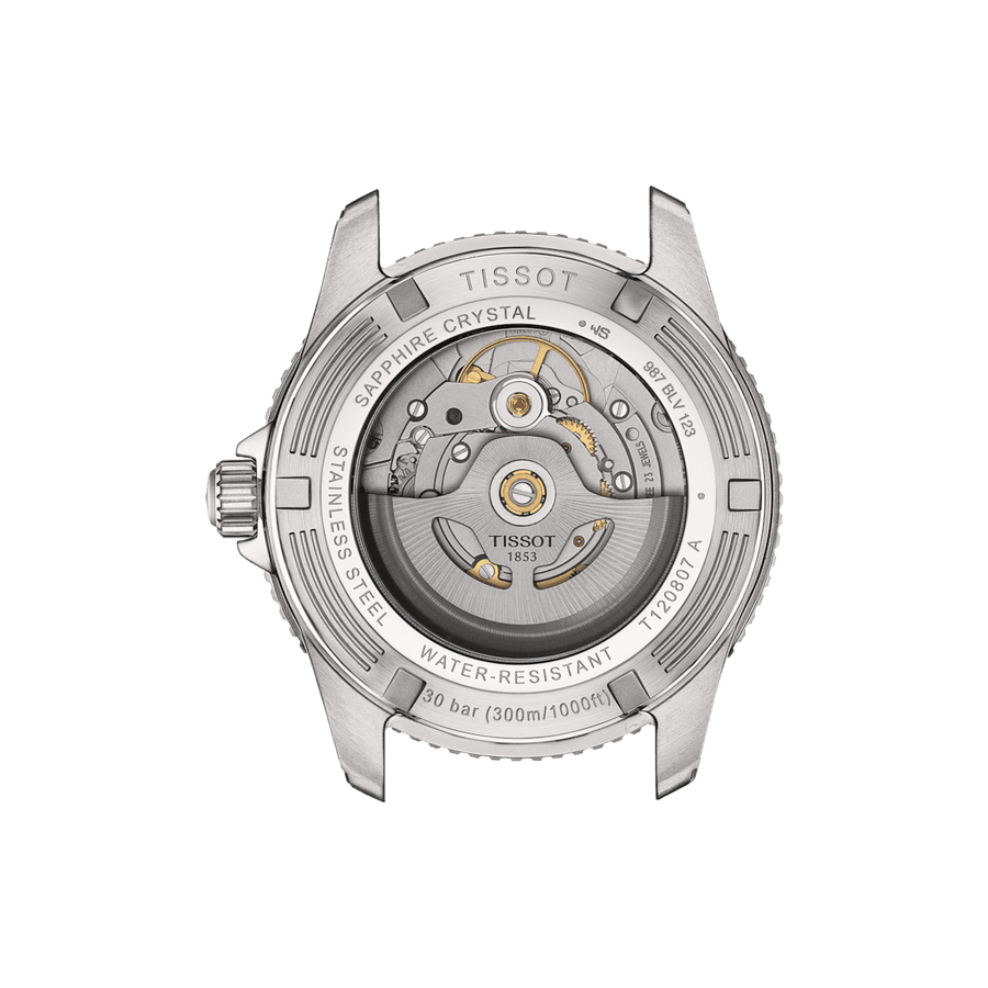 Tissot Seastar 1000 Powermatic 80 - Sort Urskive m. Guld PVD - Herreur - T1208072205100