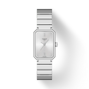 TISSOT SRV 30MM – STALEN KETTING / ZILVEREN SCHIJF