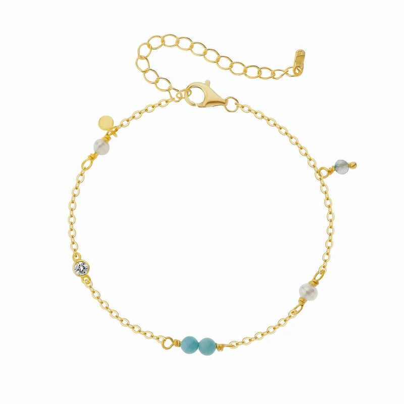 Wioga Mona-Lisa Forgyldt Armbånd - Armbånd - B-8815-GP