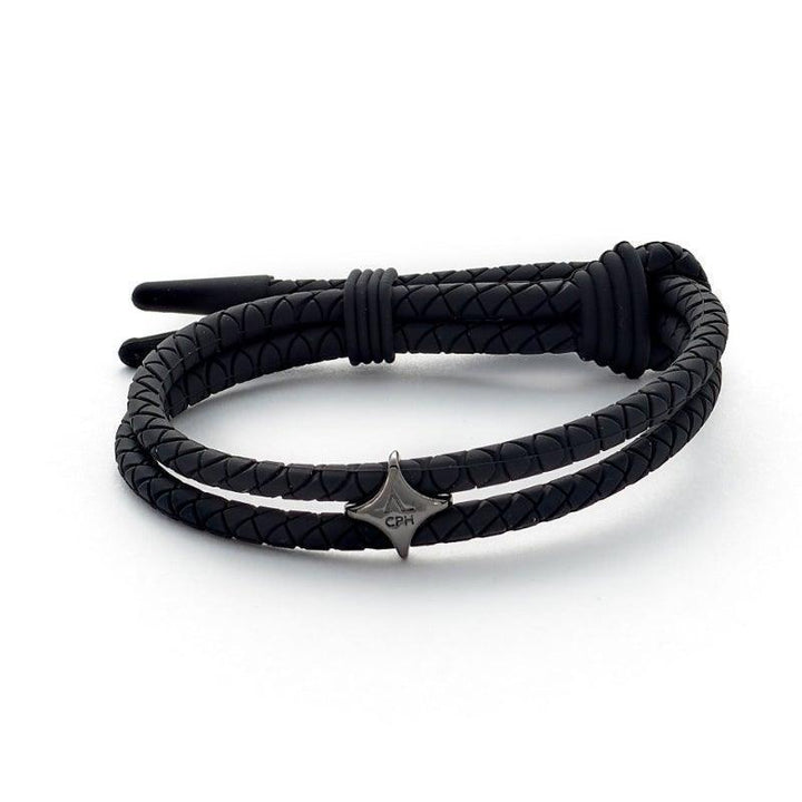 Alexander Lynggaard Armbånd - Rod Laver Black Silicone - Armbånd - S00011