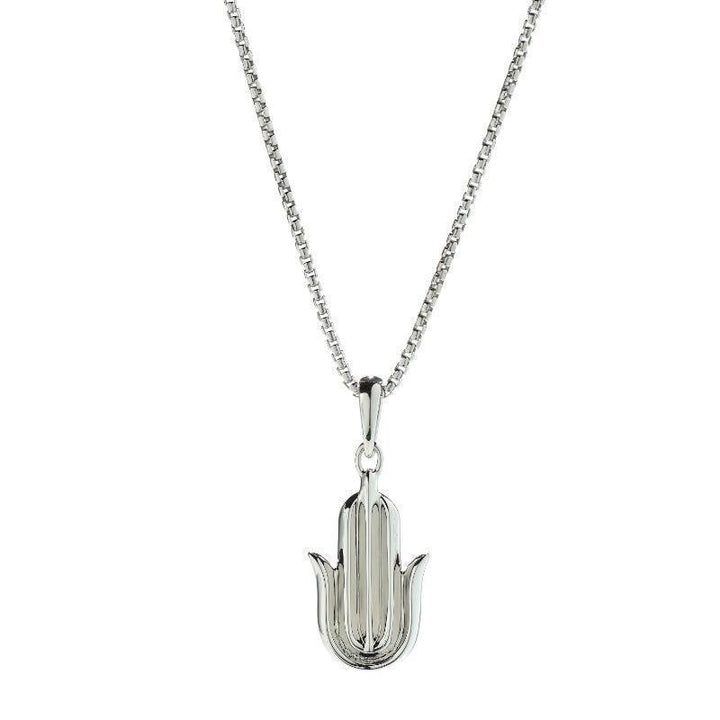 Alexander Lynggaard zilveren ketting Hope Hamsa met glanzende handhanger in zilver. Modeld28001-1