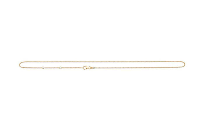 Anker Facet 8 kt Halskæde 55 cm - 9320111 - Halskæde - 9320111