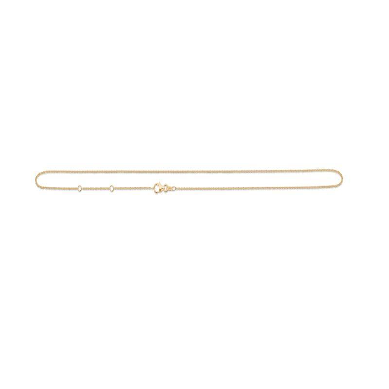 Anker Facet Forgyldt Halskæde 45 cm - 9220110 - Halskæde - 9220110