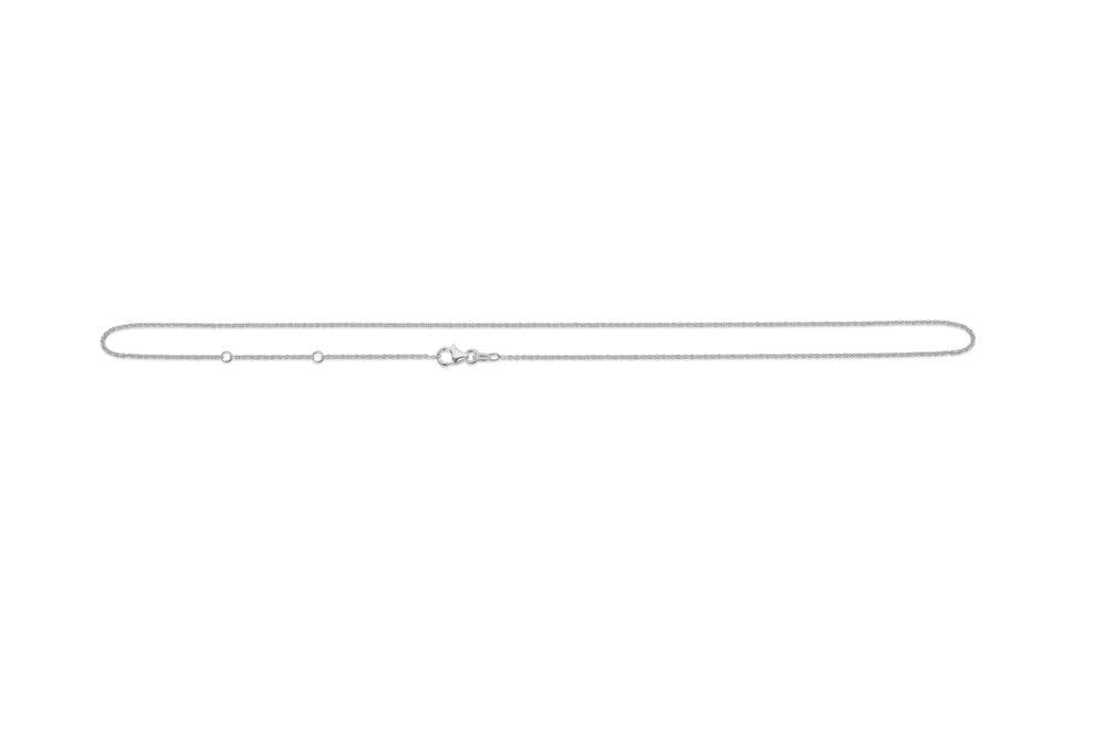 Anker Facet Sølv Halskæde 80 cm - 9120112 - Halskæde - 9120112