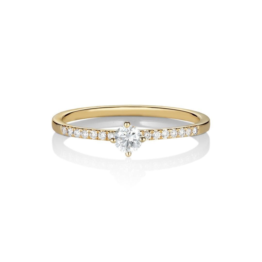 Anpé Atelier Taruva 18kt Guld Ring m. brillanter - Ringe - 2472-001