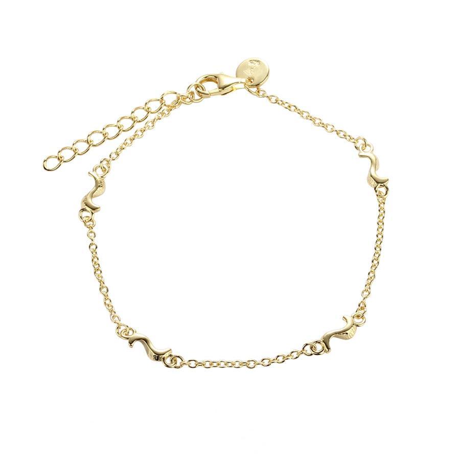 Aqua Dulce Rhumba Armbånd sølvforgyldt - 5104 - Armbånd - 5104