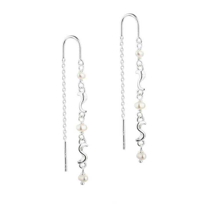 Aqua Dulce Rhumba Thread Earring sølv - 5176 - Øreringe - 5176
