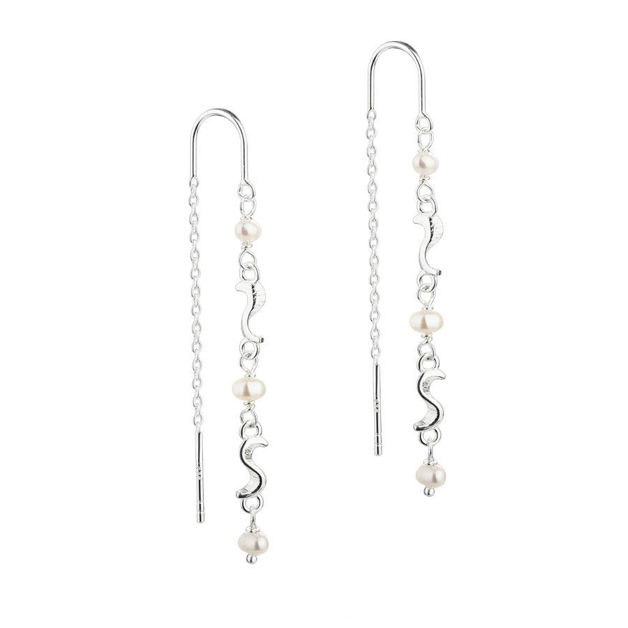 Aqua Dulce Rhumba Thread Earring sølv - 5176 - Øreringe - 5176