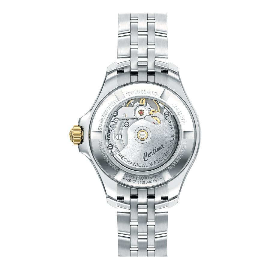 Certina DS Action Powermatic 80 Dameur - Med Diamanter - Dameure - C0322072211600