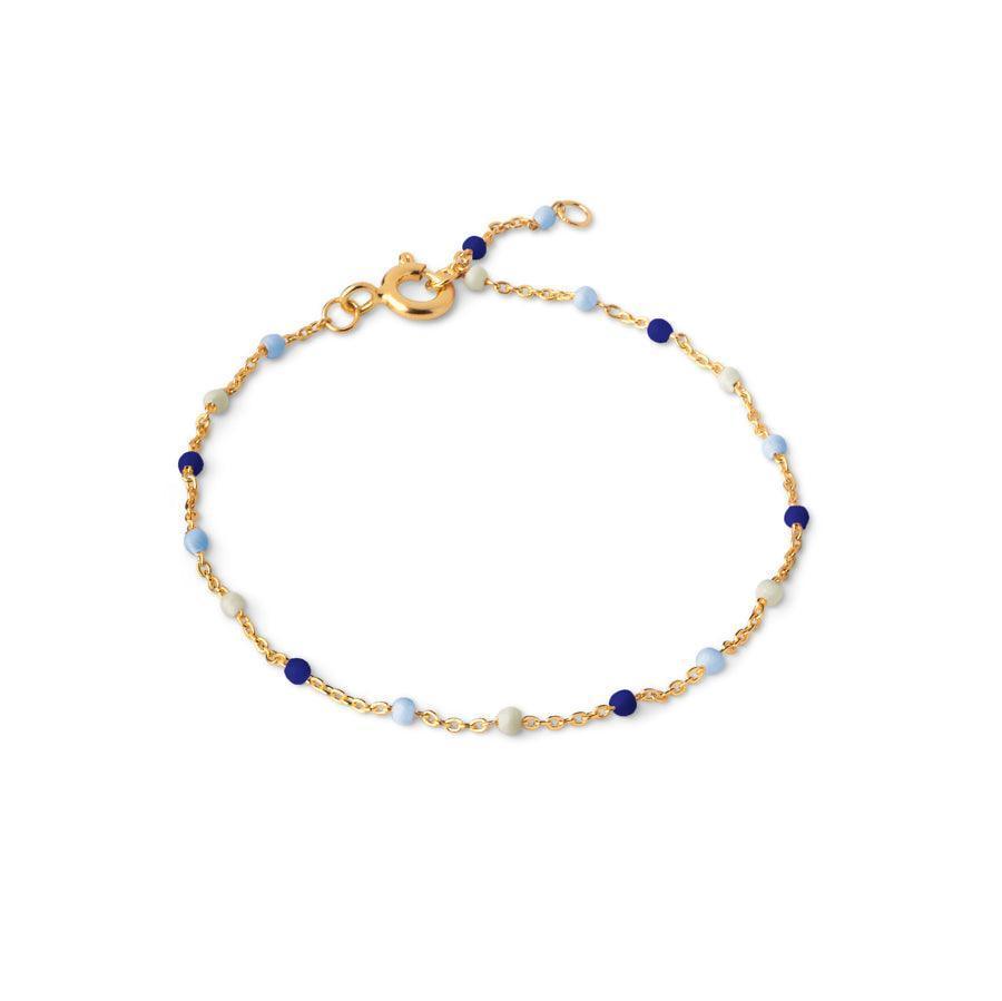 Enamel Lola Armbånd Marine sølvforgyldt - B66G-Marine - Armbånd - B66G-Marine
