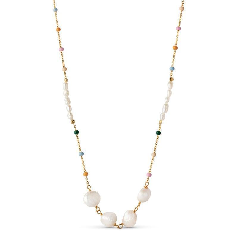 Enamel Lola Perla Halskæde - N69G - Halskæde - N69G