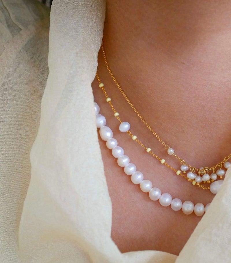 Enamel Pearlie Halskæde - N67G - Halskæde - N67G