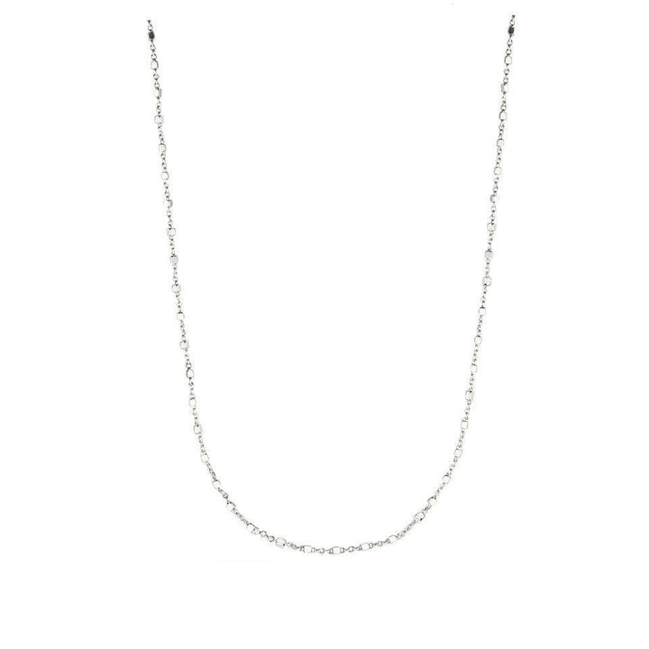 Jeberg Jewellery Celine ketting, eenvoudige zilveren ketting met kleine schakels in klassiek design. Model 44010-42-S