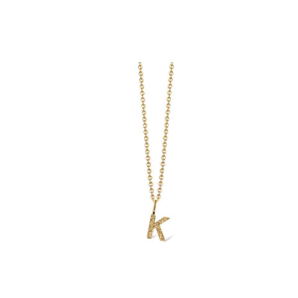 Jeberg Jewellery I Am Me Bogstav sølvforgyldt - 42000 - Halskæde - 42000-011