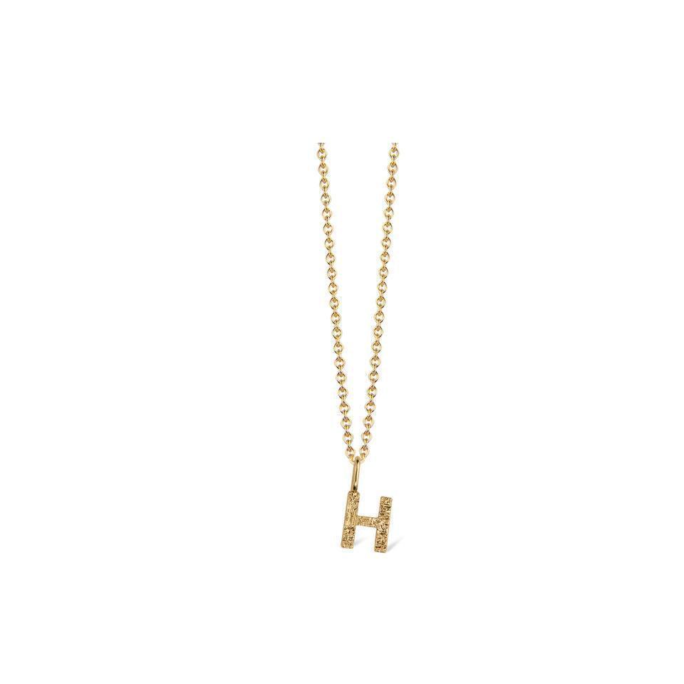 Jeberg Jewellery I Am Me Bogstav sølvforgyldt - 42000 - Halskæde - 42000-008