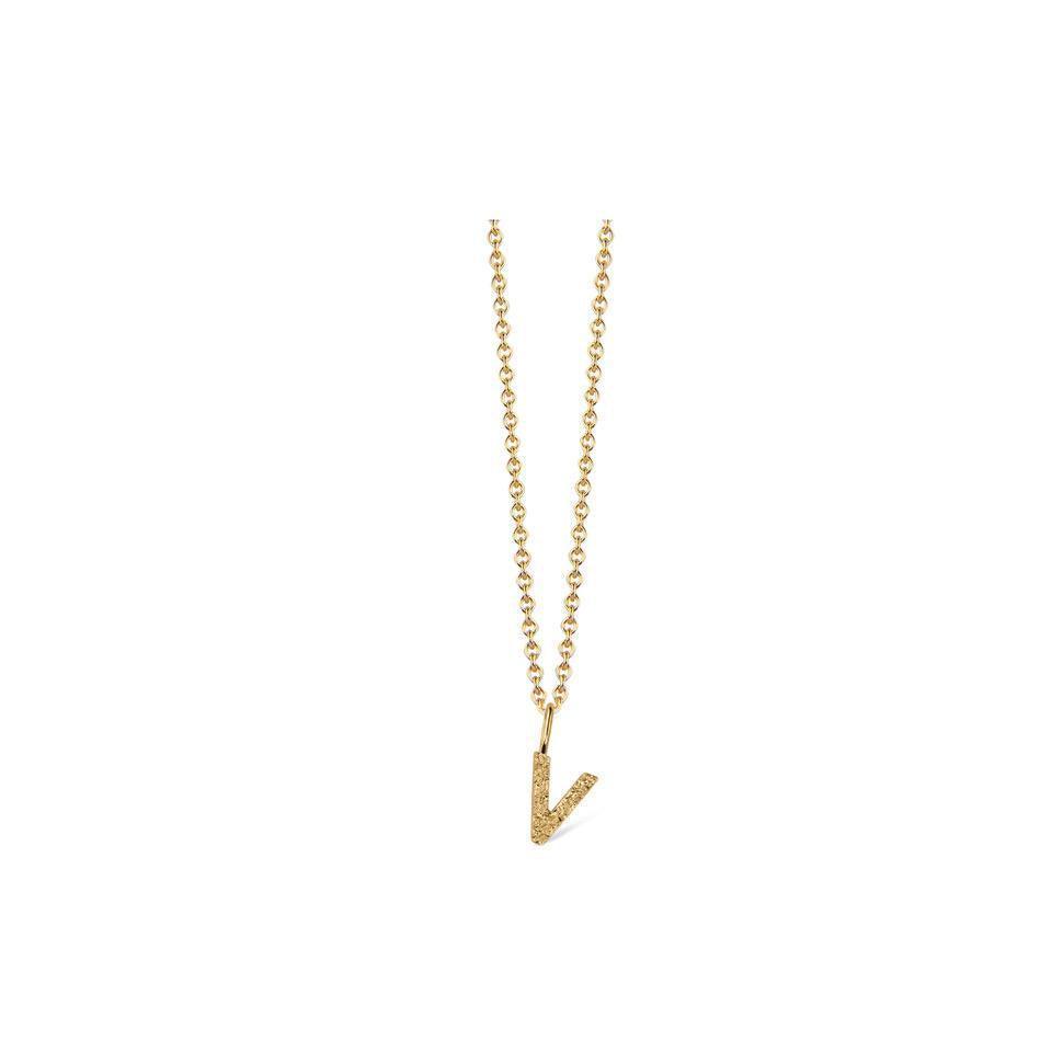 Jeberg Jewellery I Am Me Bogstav sølvforgyldt - 42000 - Halskæde - 42000-021