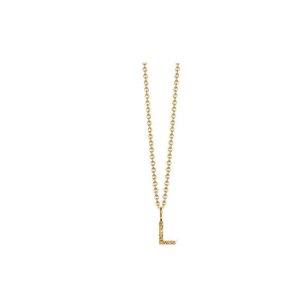 Jeberg Jewellery I Am Me Bogstav sølvforgyldt - 42000 - Halskæde - 42000-012