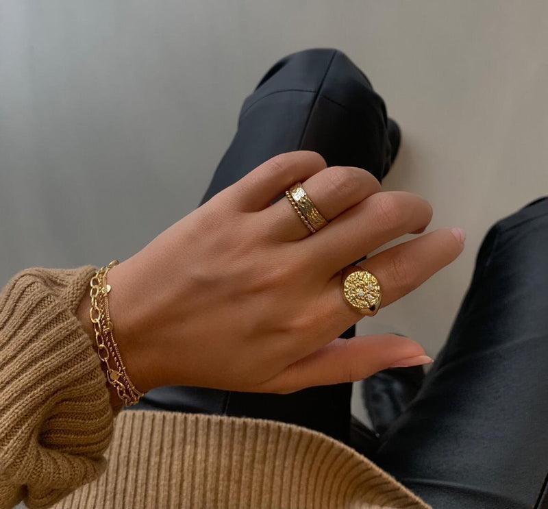 Jeberg Jewellery PIECE OF THE MOON Ring - 60580 - Ringe - 60580-001
