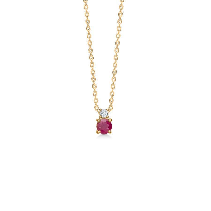 Mads Z 14 kt Ruby Dream Vedhæng Rubin & 0.04Ct - 1534072 - Vedhæng - 1534072