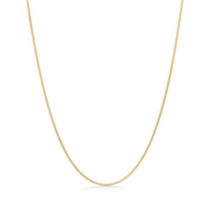 Mads Z 14kt ketting pantser 75-80cm, klassieke gouden ketting in pantserontwerp. Model9520122
