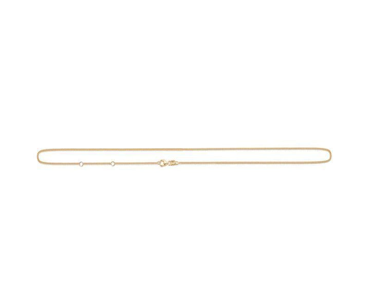 Mads Z 14kt Panserkæde 50 - 55cm - 9520121 - Halskæde - 9520121