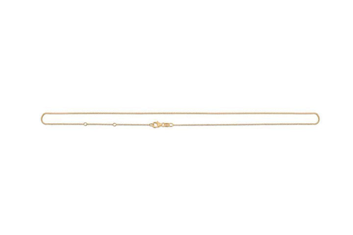 Mads Z 14kt Venice ketting 55cm met elegante en slanke ketting in glanzend goud, model 9520131-1.