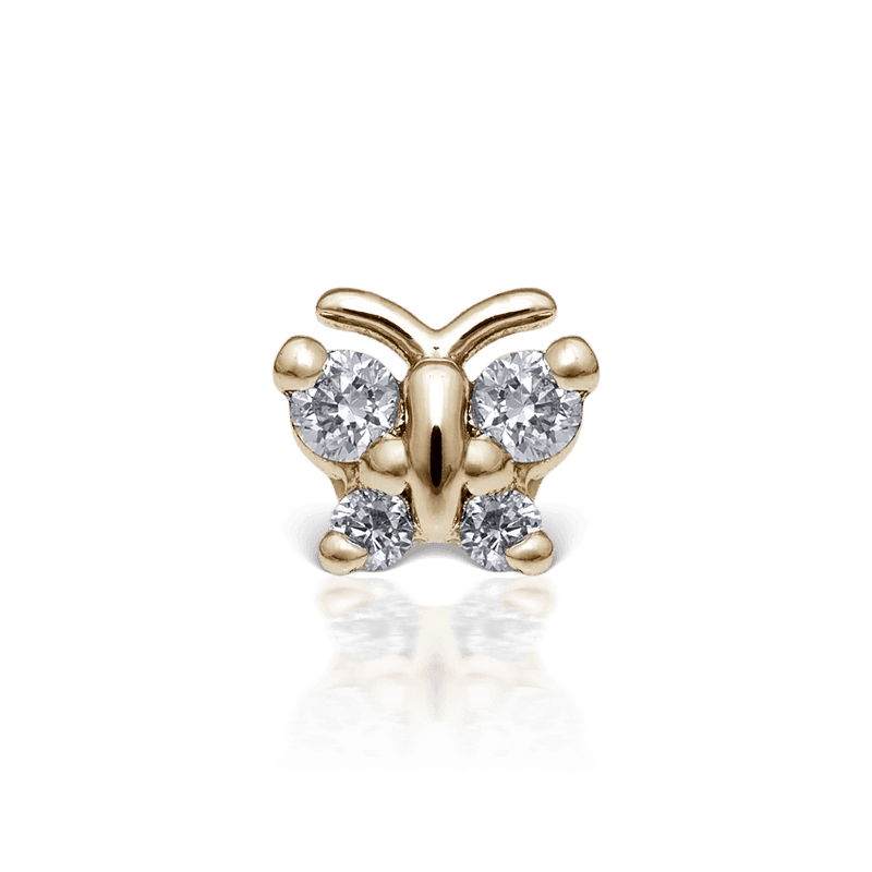 MARIA TASH Diamond Butterfly - Øreringe - XBYD-YG-W4-001