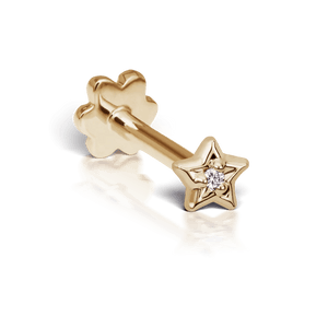 Diamanten oorknopjes