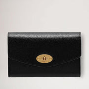 Mulberry Medium Darley Classic Grain Black Portemonnee