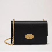 Mulberry - Small Darley Black Small Classic Grain Tas
