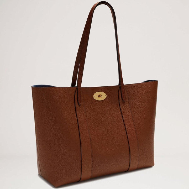 Mulberry Zak Bayswater Tote Small Classic Grain Oak in bruin leer, elegant en ruim. ModelHH8728552G110