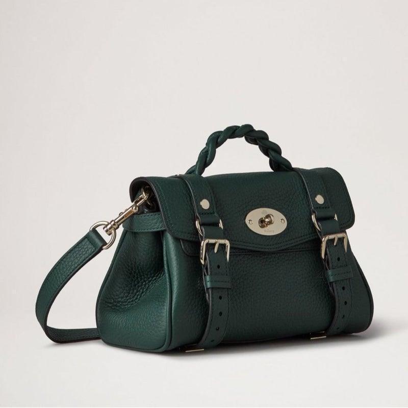 Mulberry Taske - Mini Alexa Heavy Grain Mulberry Green - Alexa Taske - RL6595/736Q633