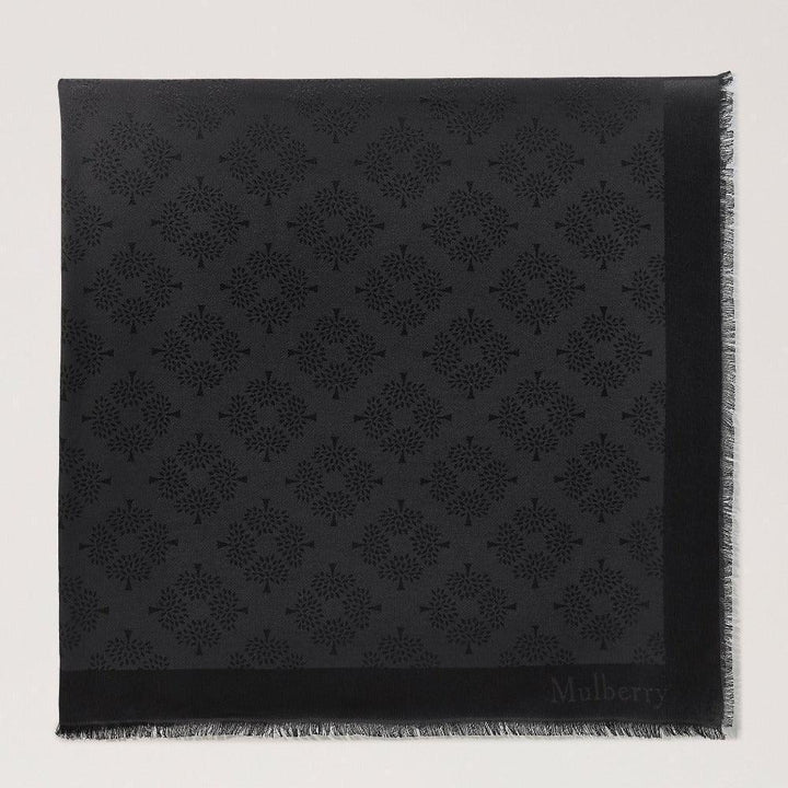 Mulberry Tree Square Silk Black - Tørklæder - VS4639/709A100