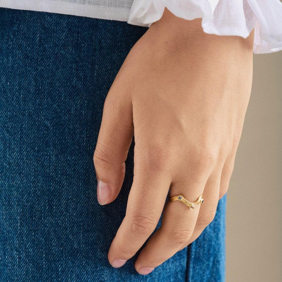 Pernille Corydon Hellir Ring - R-465-GP - Ringe - R-465-GP-001